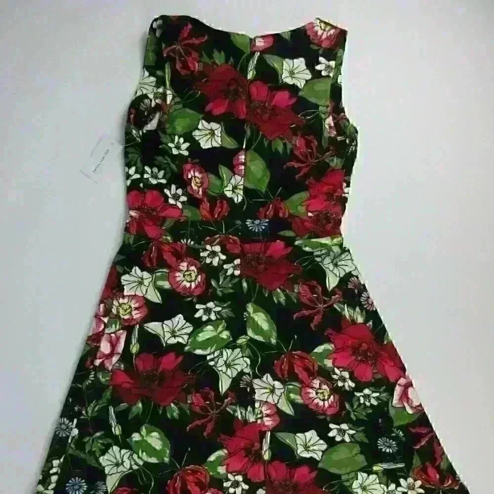 NWT $89 Spense Womens S & L Floral Swing D… - Picture 4 of 8